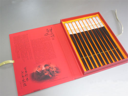 『雅快』黒檀の中華箸